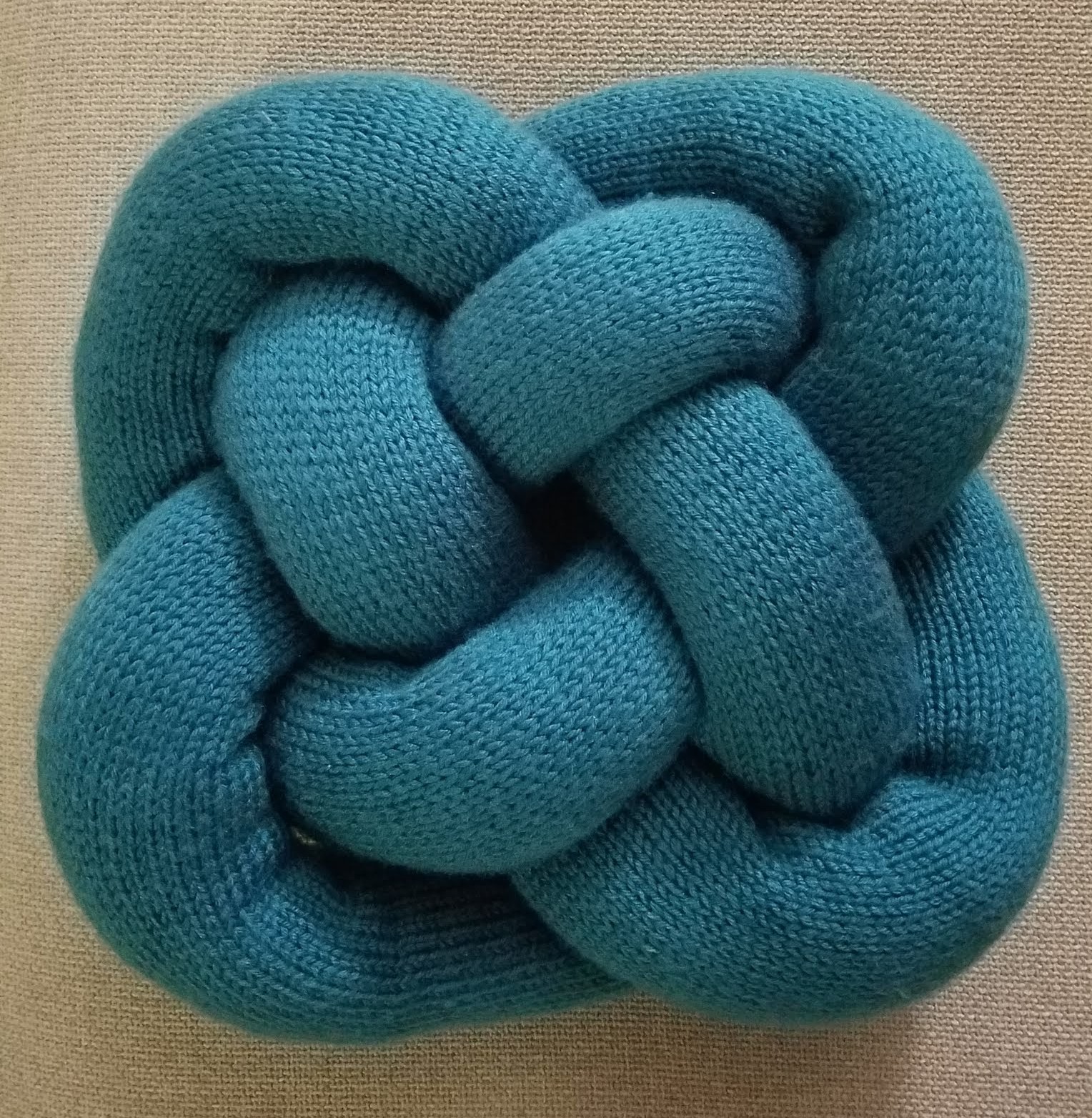 Knit Picks - Celtic Knot Pillow